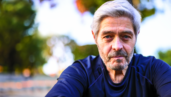 Man Smiling at Camera