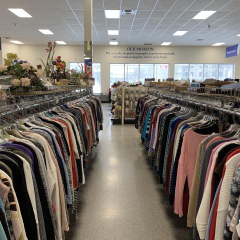 Mission Store Clothing Racks