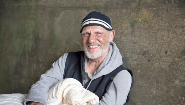 Man Smiling at Camera